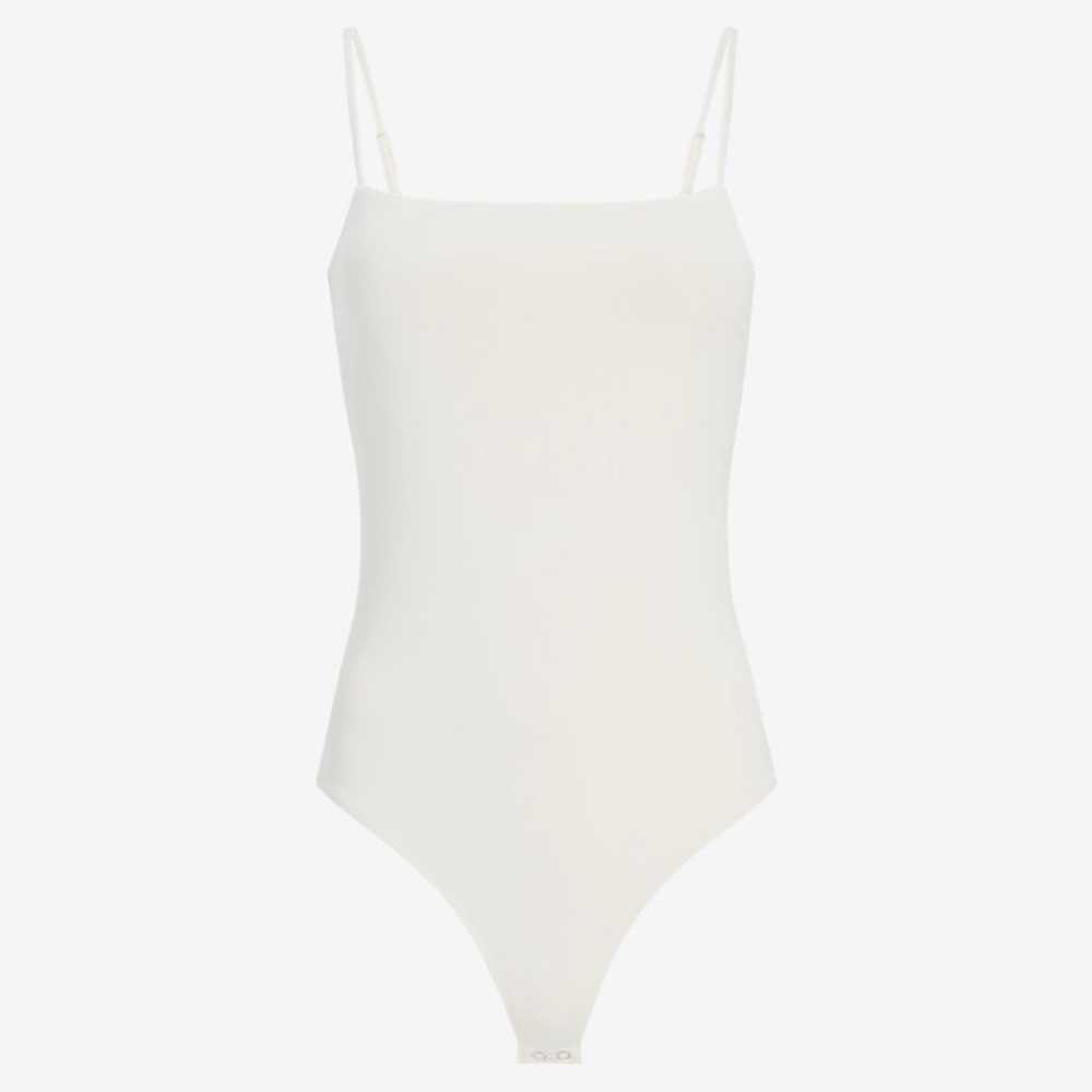 NWT Express Body Contour Compression Silky Square Neck Thong Bodysuit, Size XL - Picture 4 of 10